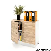 Шкаф ZAMM распашной 2 полки, 2 двери. На металлокаркасе 900 (Ш:900, Г:414, В:831)