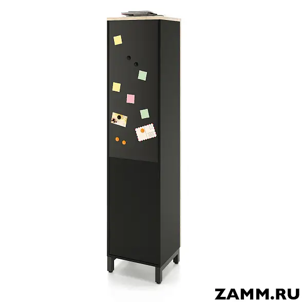 Шкаф ZAMM распашной 5 полок, 1 дверь. На металлокаркасе 450 Левый (Ш:450, Г:414, В:1905) 